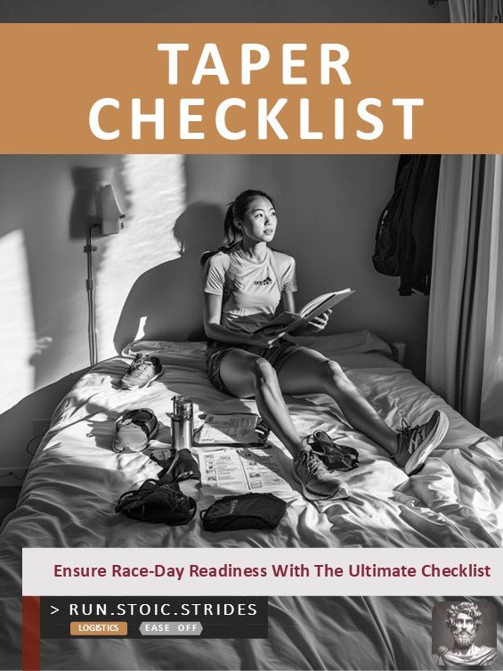✅ Race Preparation Checklist during Taper - [PDF version] - Run.Stoic.Strides