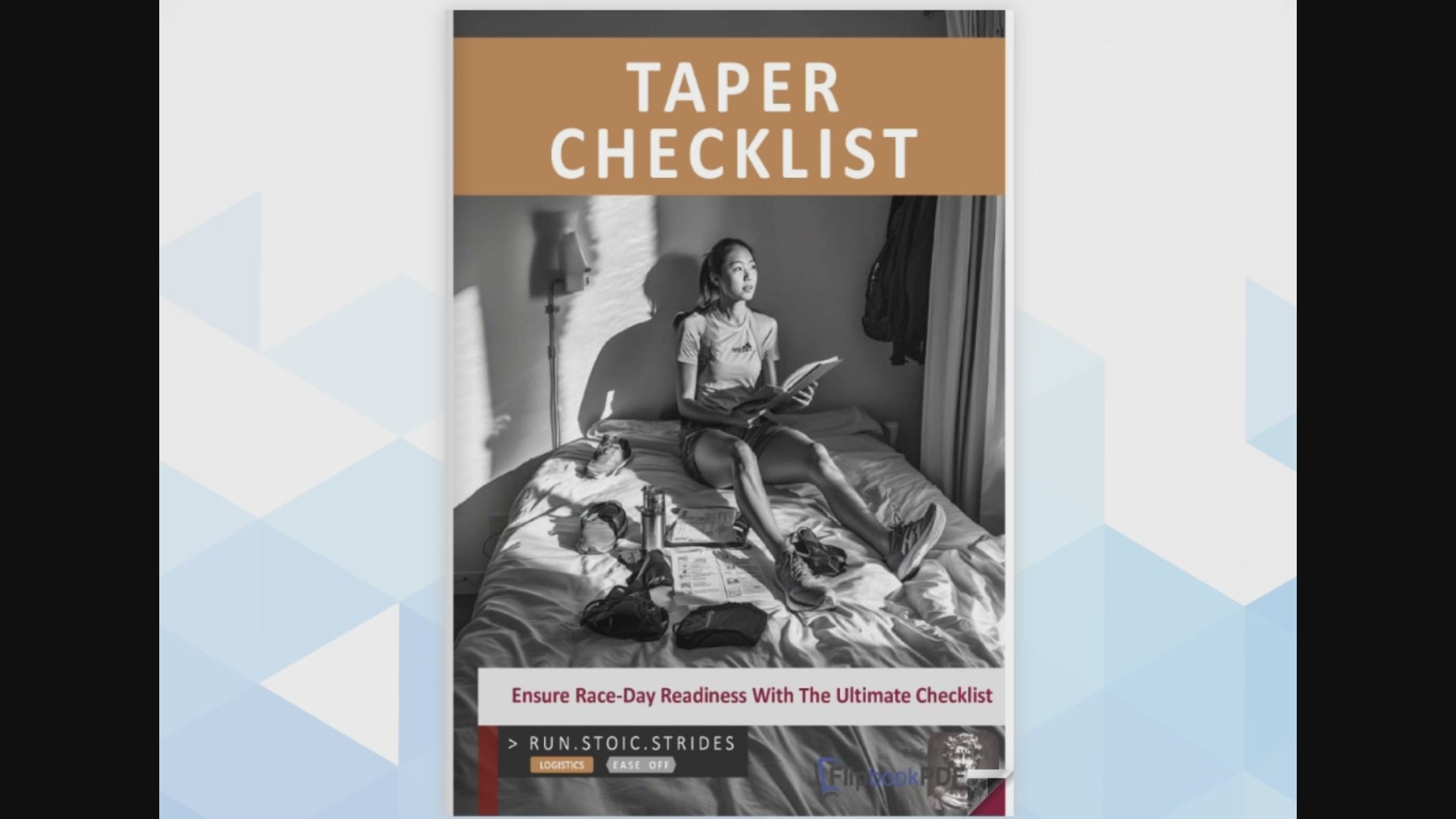 ✅ Race Preparation Checklist during Taper - [PDF version]